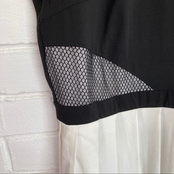 Black and White Color Block Dress - Picture 4 of 5